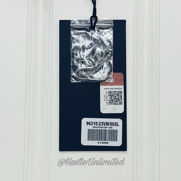 Harley-Davidson Smoke Grey Camo Wool Blend Knit Sweater Men’s Size XL - Picture 5 of 7